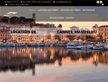 Tablet Screenshot of location-bateaux-cannes.com